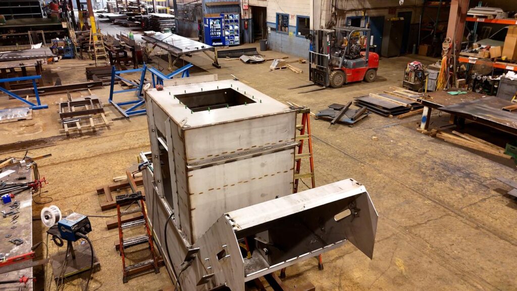 Devansco wet air scrubber under construction