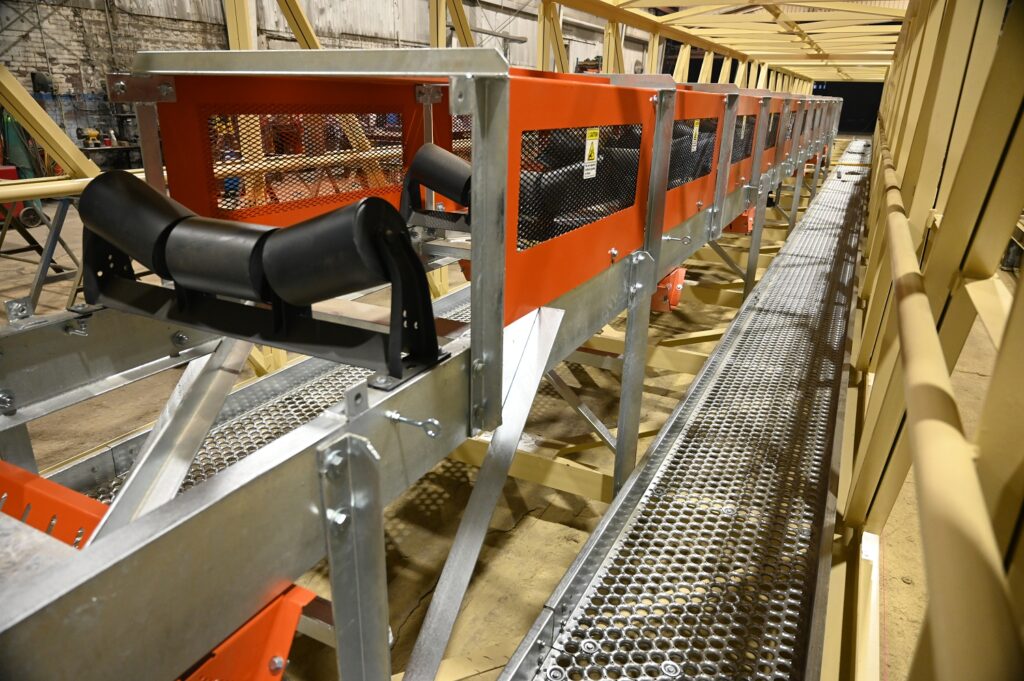 galvanized conveyor frame