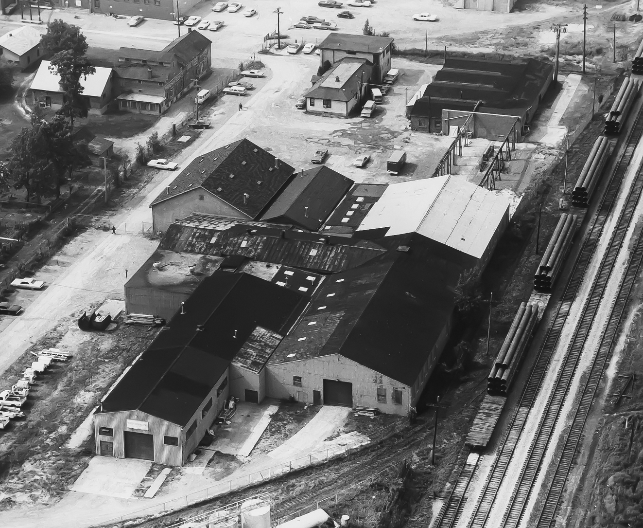 arial photo of Wards plant in Welland Ontario